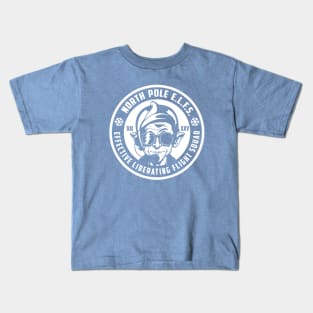 North Pole E.L.F.S. (White) Kids T-Shirt